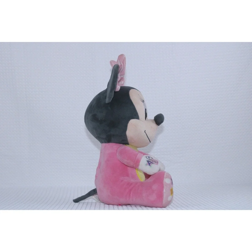 Disney Minnie Mouse Baby Learning Plush Toy Pink‎ Pajamas Shapes 12